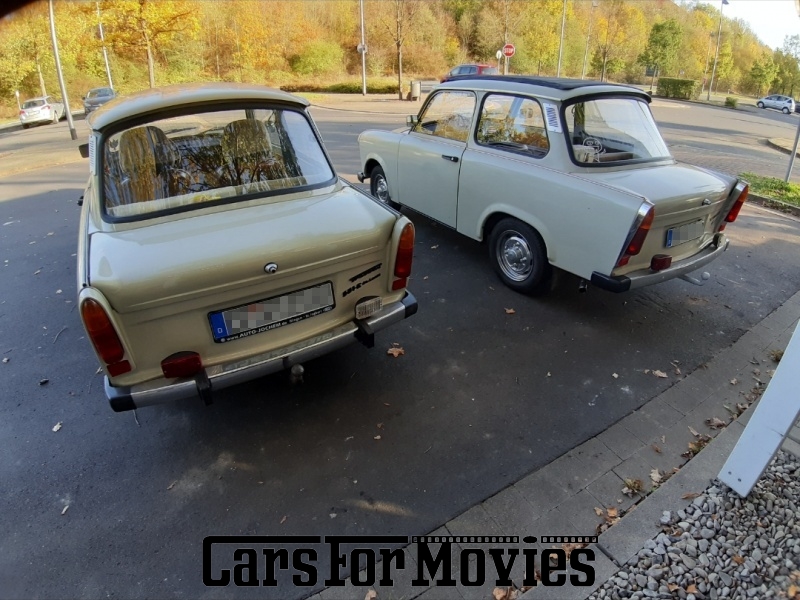 CarsForMovies | Trabant 601 de Luxe 1987 DDR Weiß Braun Zivilfahrzeug DDR Fahrzeug allgemein Thüringen 5085 Oldtimer Ostblock Trabi Rennpappe